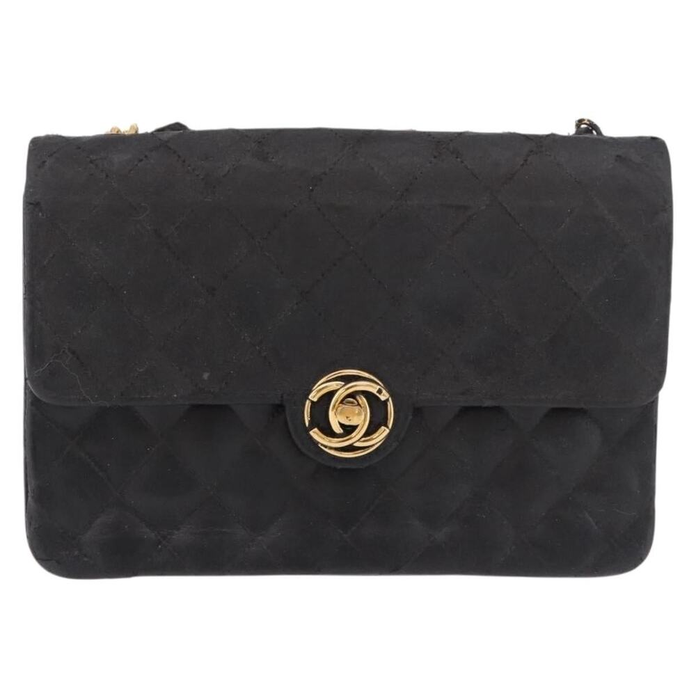 Chanel Matelasse Chain Shoulder Bag Black
